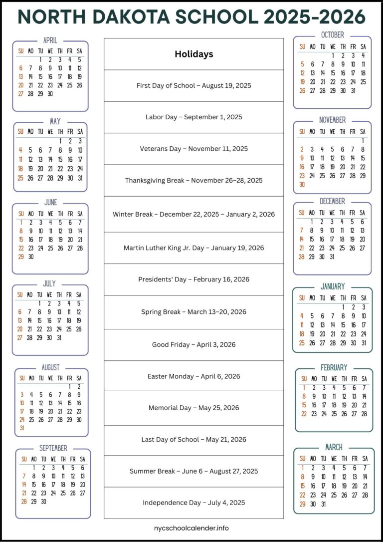 Nd 2027 Schedule
